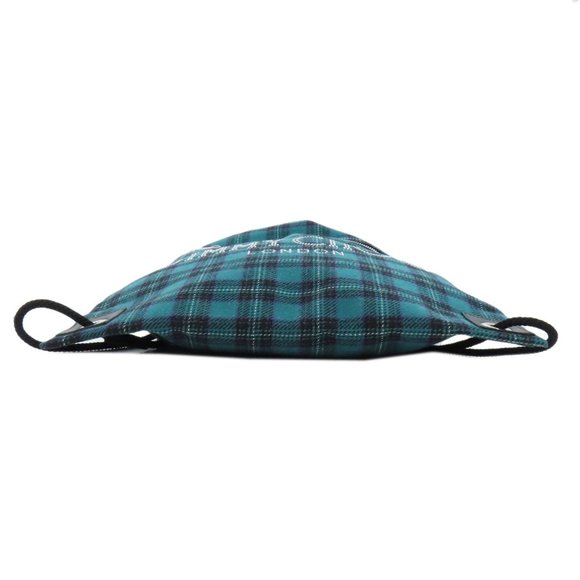 Jimmy Choo Knapsack Check Pattern Studs Backpack Daypack Canvas Women's - Picture 4 of 11